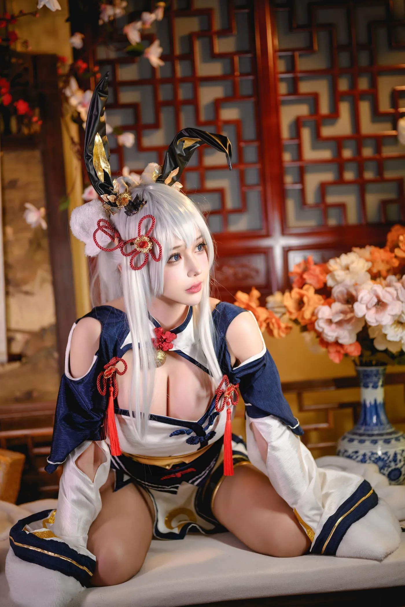 凛子酱 – NO.13 旗袍兔兔 [21P]插图9